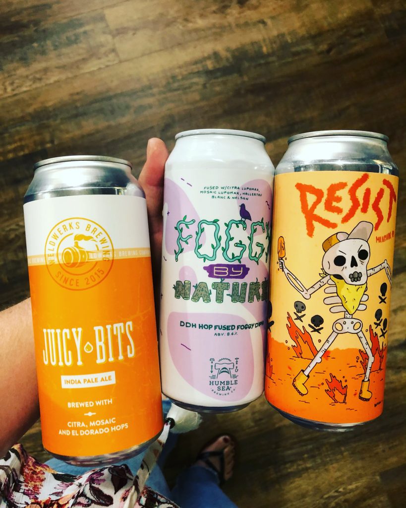 Juicy Bits, Foggy by Nature, and Resist Beer Bend South Liquor